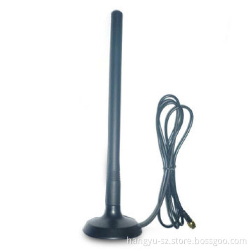 Wi-Fi Antenna with 2,400 to 2,500MHz Frequency, 5dBi, Magnetic and Glued Installation